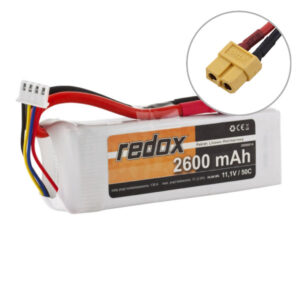 REDOX LIPO 2600 mAh 11,1V 50C XT-60