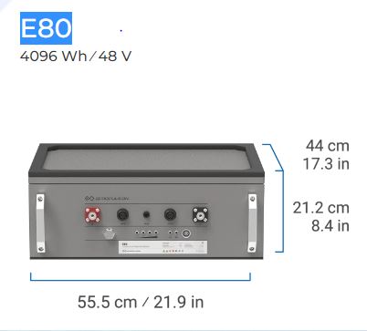 Akumulator E80 ePropulsion 80Ah 48V LiFePO4