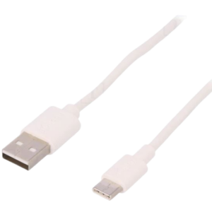 Kabel; USB 2.0; USB A wtyk,USB C wtyk; 3m; biały;
